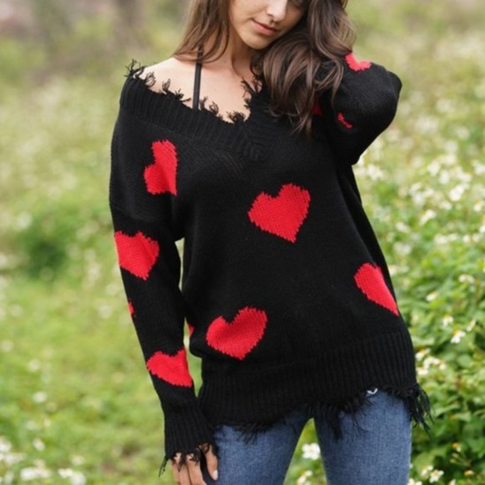 Cropped Lightweight Oversized Pullover Sweater Sm… - image 1